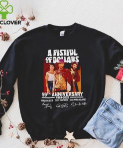 A Fistful Of Dollars 59th anniversary 1964 2023 signatures shirt