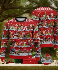 A Lot Of Cats In Xmas Day Full Print Ugly Christmas Sweater