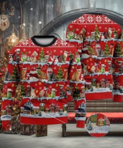 A Lot Of Cats In Xmas Day Full Print Ugly Christmas Sweater
