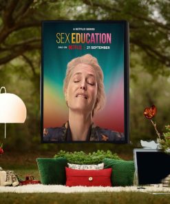 A Netflix Series Sex Education Season 4 On Netflix 21 September Gillian First Home Decor Poster Canvas