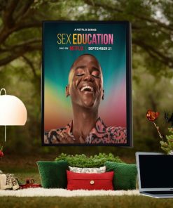 A Netflix Series Sex Education Season 4 On Netflix 21 September Ncuti Gatwa First Home Decor Poster Canvas