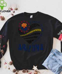 A Piece Of My Heart And Soul Lives In Arizona Map T shirt Sweater