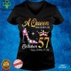 A Queen Was Born In October 57 Happy Birthday To Me T Shirt