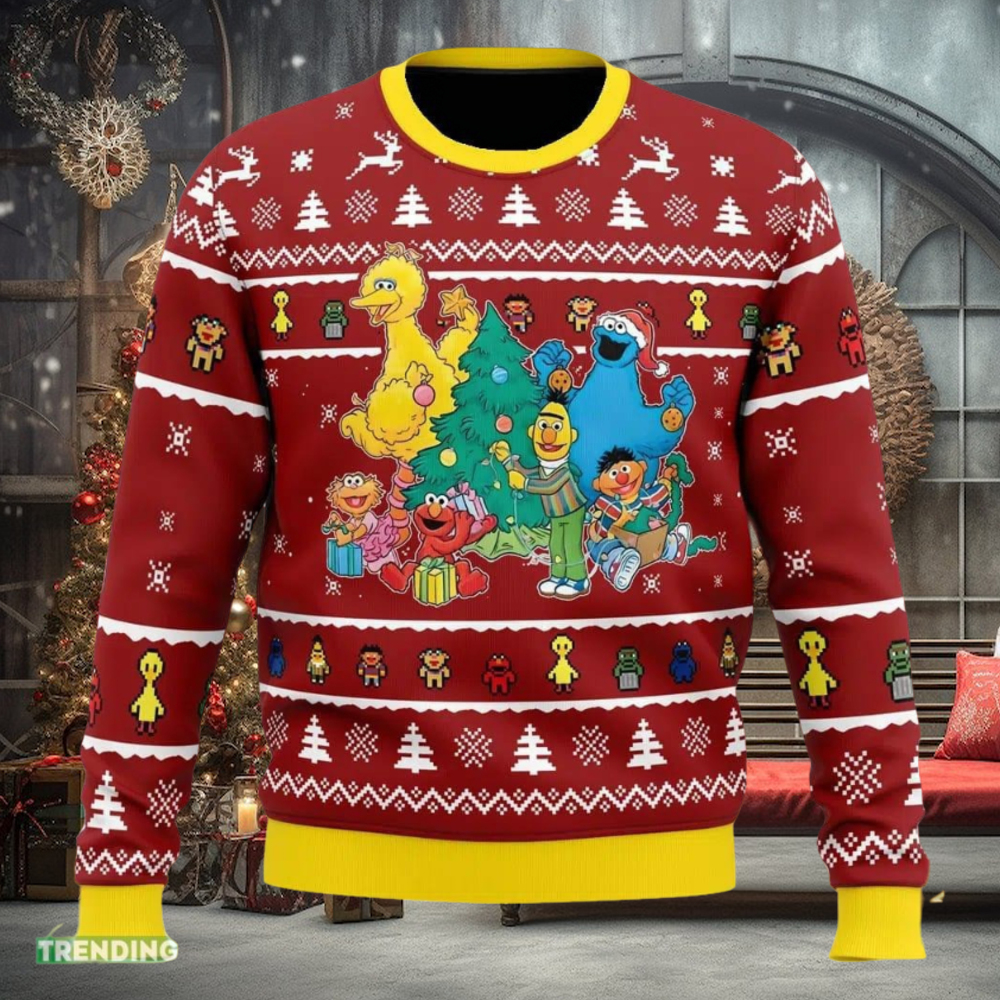 A Sesame Street Christmas Sesame Street Ugly Christmas Sweater Funny Gift Ideas Christmas A Sesame Street Christmas Sesame Street Ugly Christmas Sweater Funny Gift Ideas Christmas