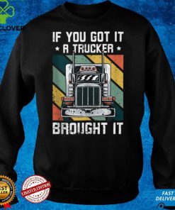 A Trucker Brought It Truck Dad Driver Keep on Truckin' Tank Top