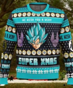 A Very Saiyan Christmas Dragon Ball Z Ugly Christmas Sweater