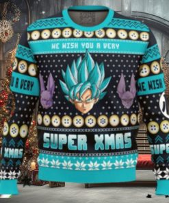 A Very Saiyan Christmas Dragon Ball Z Ugly Christmas Sweater