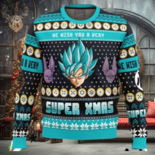 A Very Saiyan Christmas Dragon Ball Z Ugly Christmas Sweater