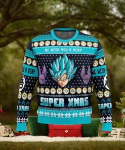 A Very Saiyan Christmas Dragon Ball Z Ugly Christmas Sweaters