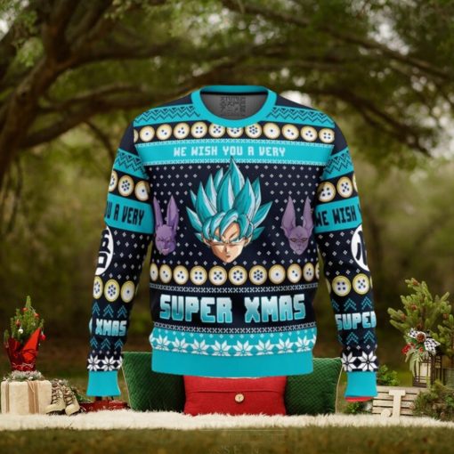 A Very Saiyan Christmas Dragon Ball Z Ugly Christmas Sweaters