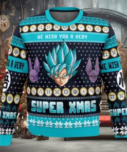 A Very Saiyan Christmas Dragon Ball Z Xmas Men And Women Christmas Gift 3D Ugly Christmas Sweater