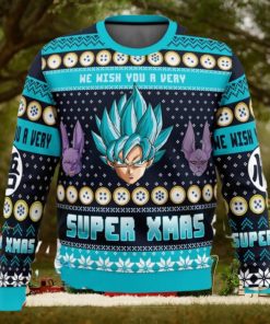 A Very Saiyan Christmas Dragon Ball Z Xmas Men And Women Christmas Gift 3D Ugly Christmas Sweater