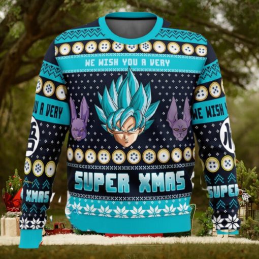 A Very Saiyan Christmas Dragon Ball Z Xmas Men And Women Christmas Gift 3D Ugly Christmas Sweater