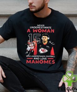 A Woman Who Love Chiefs Mahomes Kansas City Football Shirt