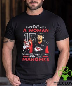 A Woman Who Love Chiefs Mahomes Kansas City Football Shirt