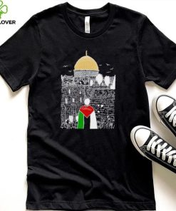 A boy wearing Free Palestine flag hoodie, sweater, longsleeve, shirt v-neck, t-shirt