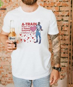 A train wishes you a happy national girlfriend day shirt