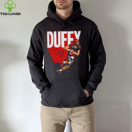 A. J. Duffy number 10 San Diego State Aztecs football action pose signature hoodie, sweater, longsleeve, shirt v-neck, t-shirt