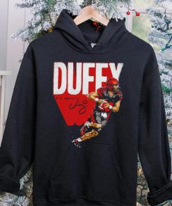 A. J. Duffy number 10 San Diego State Aztecs football action pose signature hoodie, sweater, longsleeve, shirt v-neck, t-shirt