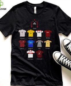 A.C. Milan FC uniform S. Rossi M. Tassotti A. Costacurta F. Baresi P. Maldini art shirt 1 A.C. Milan FC uniform S. Rossi M. Tassotti A. Costacurta F. Baresi P. Maldini art shirt