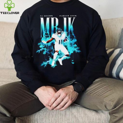 A.J. Brown always open Mr. 1K Lightning shirt