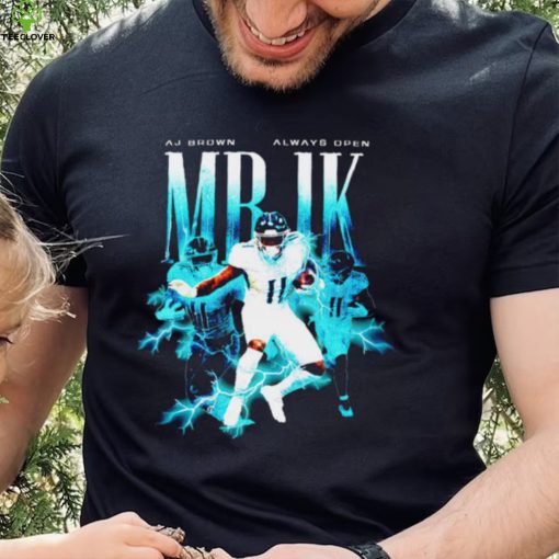 A.J. Brown always open Mr. 1K Lightning shirt