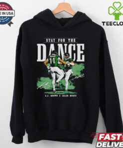 A.J. Brown and Jalen Hurts Philadelphia stay for the dance signatures shirt