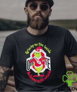 Grinchy On The Inside Ohio State Buckeyes On The Outside Christmas shirt 1 Grinchy On The Inside Ohio State Buckeyes On The Outside Christmas shirt
