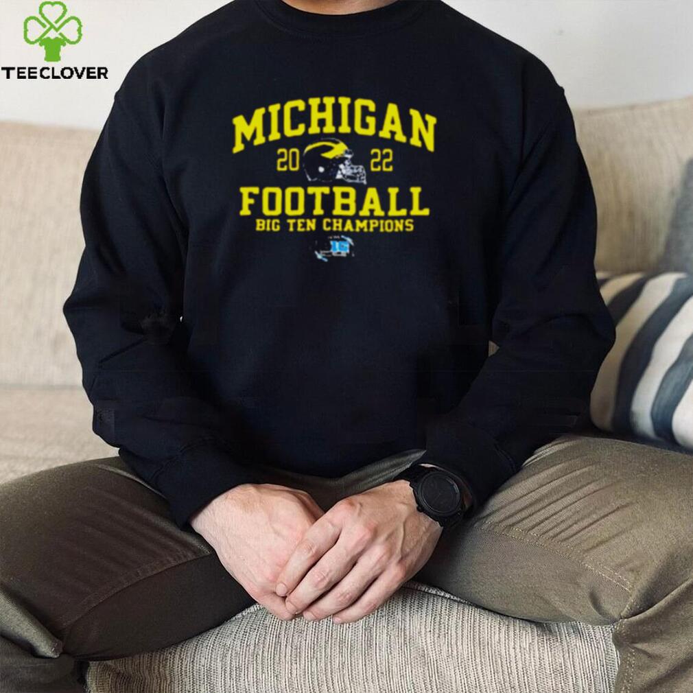 Mden university of michigan football 2022 big ten champions shirt