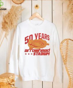 50 Years at Arrowhead Stadium Kansas City Football hoodie, sweater, longsleeve, shirt v-neck, t-shirt