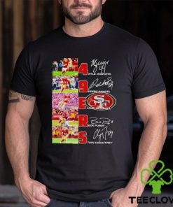 San Francisco 49ers Kyle Juszczyk Deebo Samuel Lijah Mitchell signatures shirt 3 San Francisco 49ers Kyle Juszczyk Deebo Samuel Lijah Mitchell signatures shirt