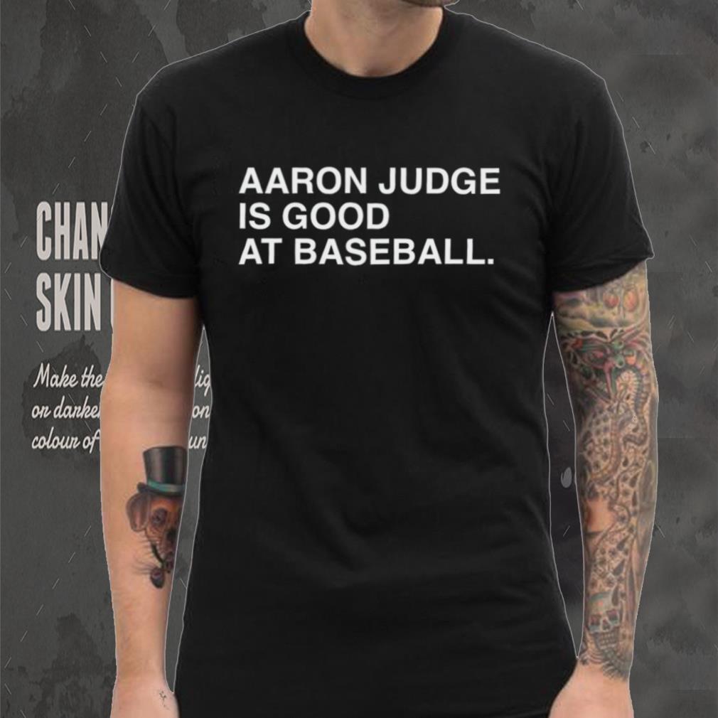 AARON JUDGE IS GOOD AT BASEBALL. AARON JUDGE IS GOOD AT BASEBALL.