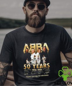 ABBA 50 Years 1974 – 2024 Thank You For The Memories T Shirt