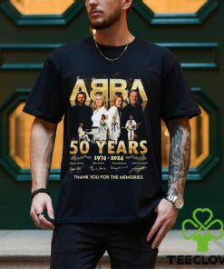 ABBA 50 Years 1974 – 2024 Thank You For The Memories T Shirt 3 ABBA 50 Years 1974 – 2024 Thank You For The Memories T Shirt