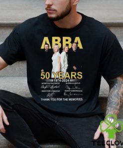 ABBA 50 Years Thanks You For The Memories Shirt