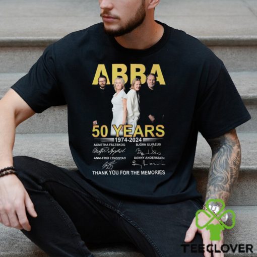 ABBA 50 Years Thanks You For The Memories Shirt