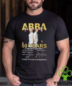 ABBA 50 Years Thanks You For The Memories Shirt