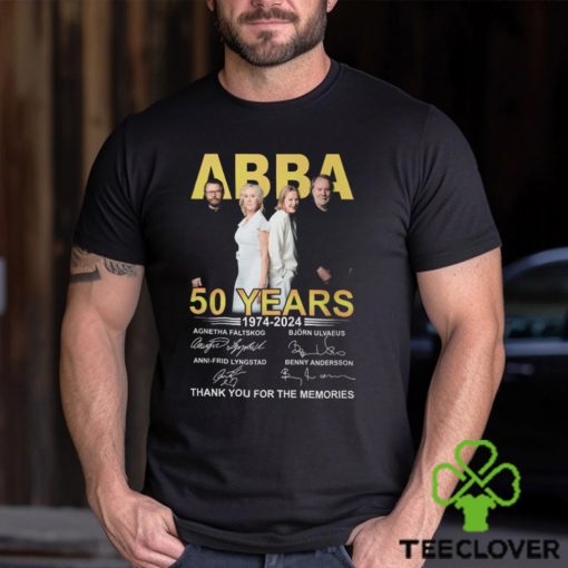 ABBA 50 Years Thanks You For The Memories Shirt