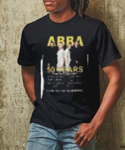 ABBA 50 years 1974 2024 thank you gfor the memories shirt