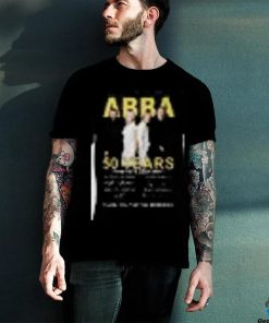 ABBA 50 years 1974 2024 thank you gfor the memories shirt