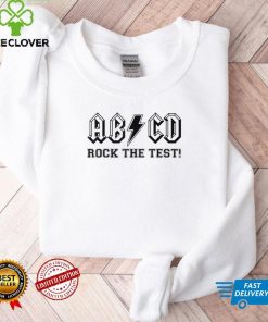 ABCD Rock The Test Funny Metal Teacher Student T Shirt