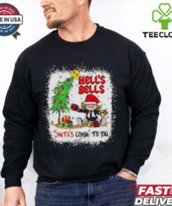 AC DC Hells Bells Santa’s Coming’ To You Christmas shirt