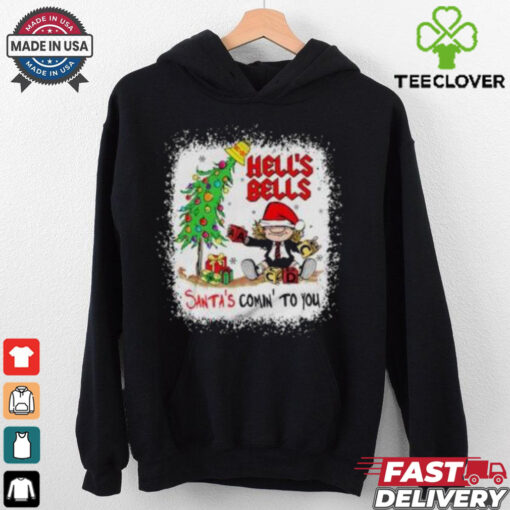 AC DC Hells Bells Santa’s Coming’ To You Christmas shirt