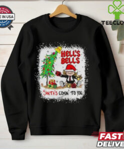 AC DC Hells Bells Santa’s Coming’ To You Christmas shirt