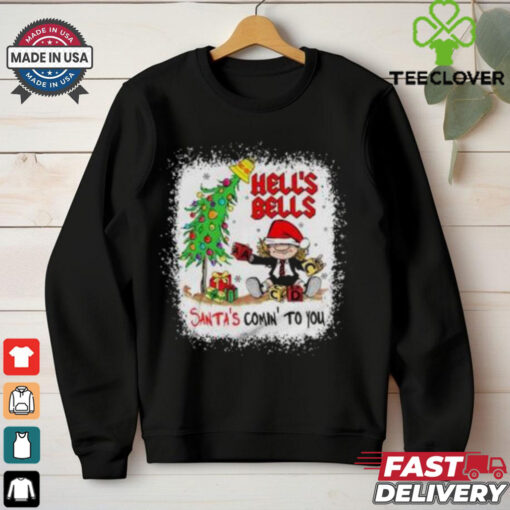 AC DC Hells Bells Santa’s Coming’ To You Christmas shirt