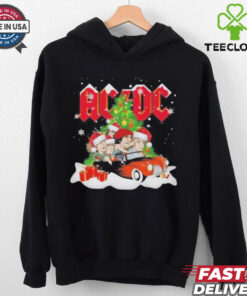 AC DC High Voltage Rock Band Celebrating Christmas 2024 T Shirt
