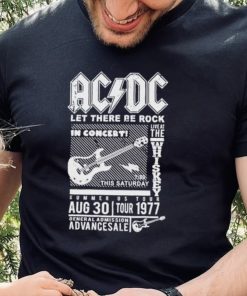 AC DC Let There Be Rock In ConCert T Shirt