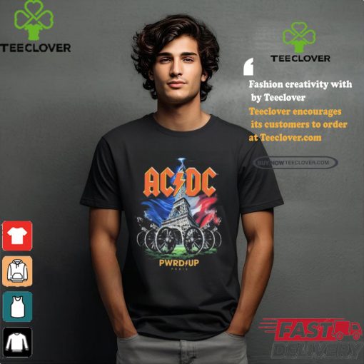 AC DC Pwrd Up Paris 2024 Event shirt