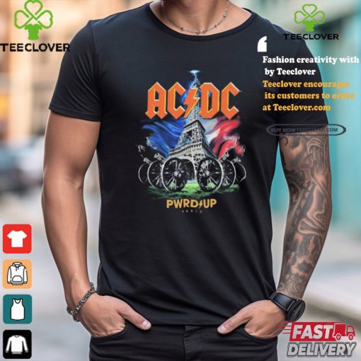 AC DC Pwrd Up Paris 2024 Event shirt