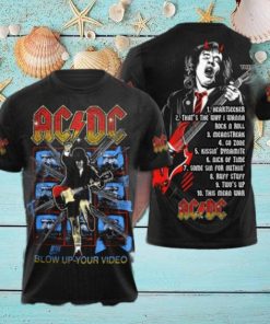 AC DC Rock Band All Over Print Shirt 5208